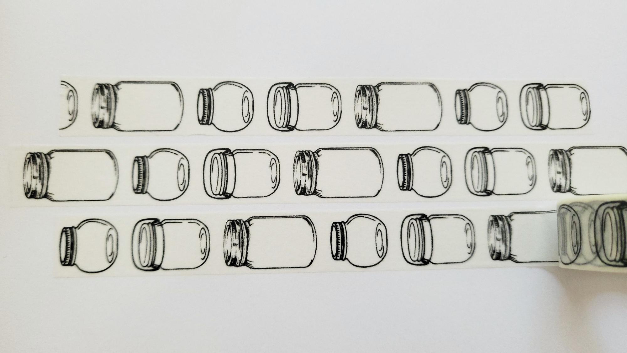 Washi Tape Einmachglas